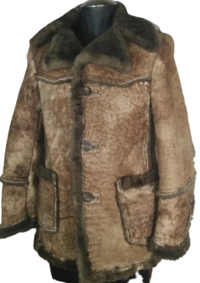 Vintage Lambskin Shearling Sheepskin 